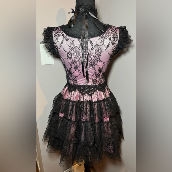 ✨🆕 Dolls Kill Unholy Rehearsal Party Mini Dress (Small) - Picture 3 of 9